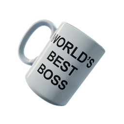 World’s Best Boss Mug Back Bling