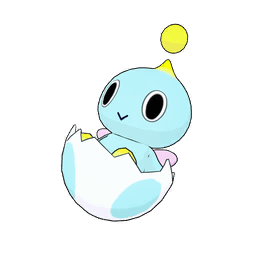 Chao Egg Back Bling