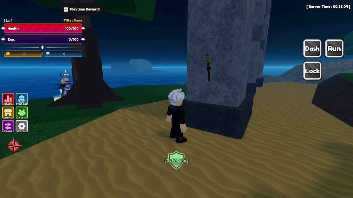 image showing Legend's Arena torch location