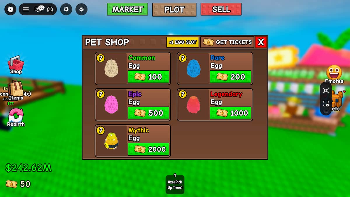 image showing all eggs in Greedy Growers