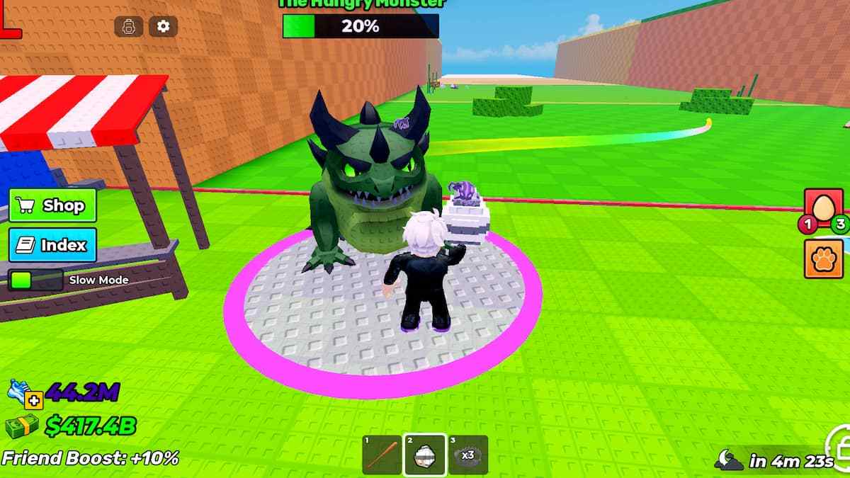 image showing how to feed the monster in Steal an Egg