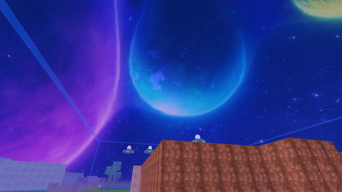 image showing the Cosmic Invasion Event in Build a Base and Steal