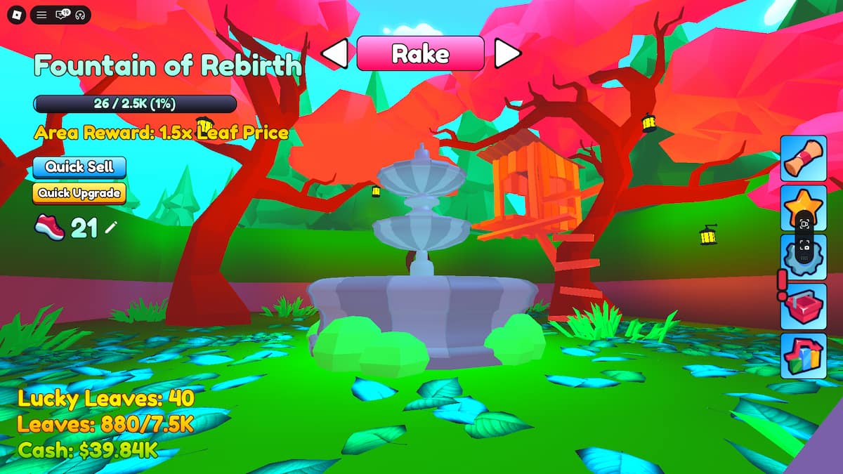 image showing the Fountain of Rebirth in Garden Cleaner Evolution
