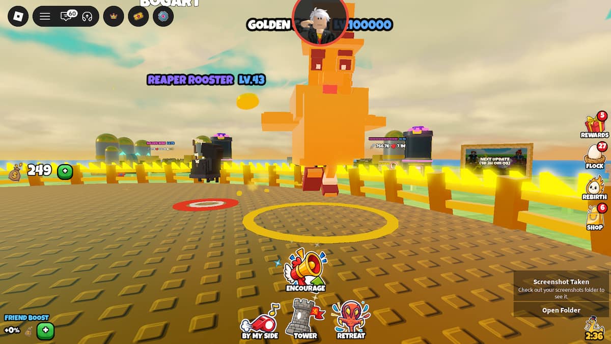 image showing the Golden Goose Event in Grow a Chicken Fighter