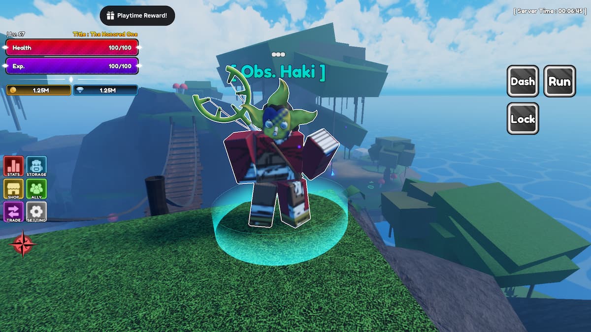 image showing the Observation Haki NPC in Lineage Piece