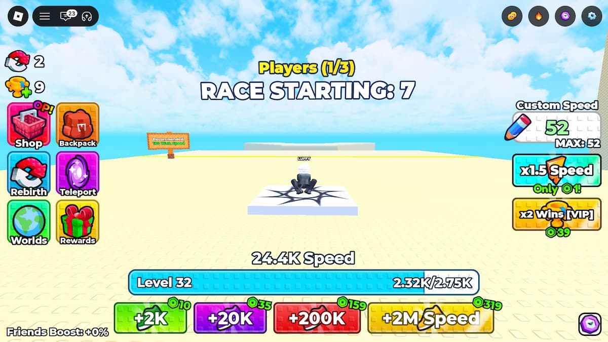 image showing the Race in +1 Speed Monkey Escape