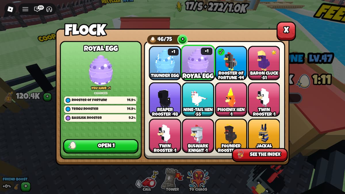 image showing the Royal Egg in Grow a Chicken Fighter
