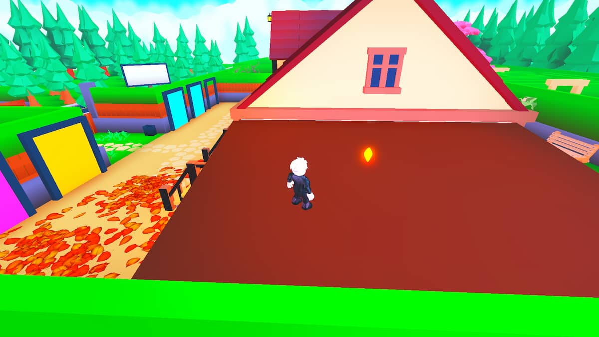 image showing the Secret Star on the garage's roof