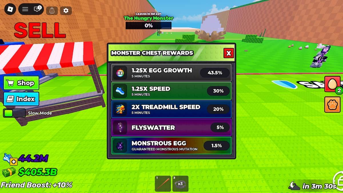 image showing the Steal an Egg Hungry Event rewards