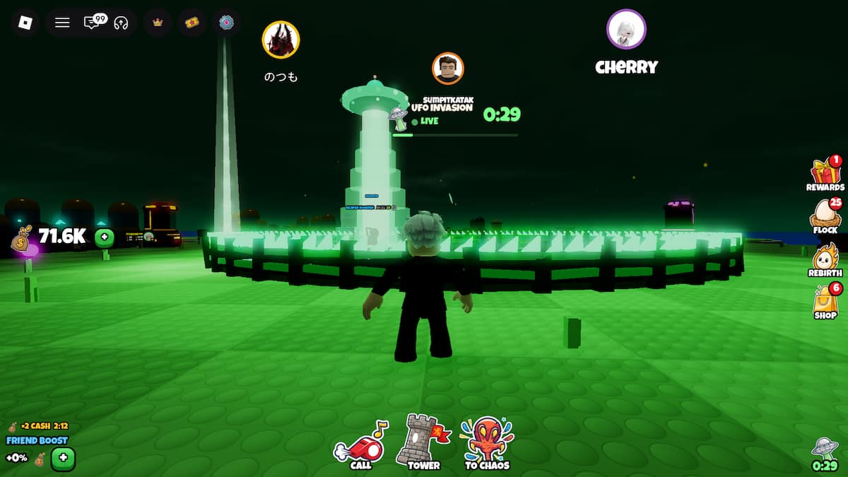 image showing the UFO Invasion Event in Grow a Chicken Fighter