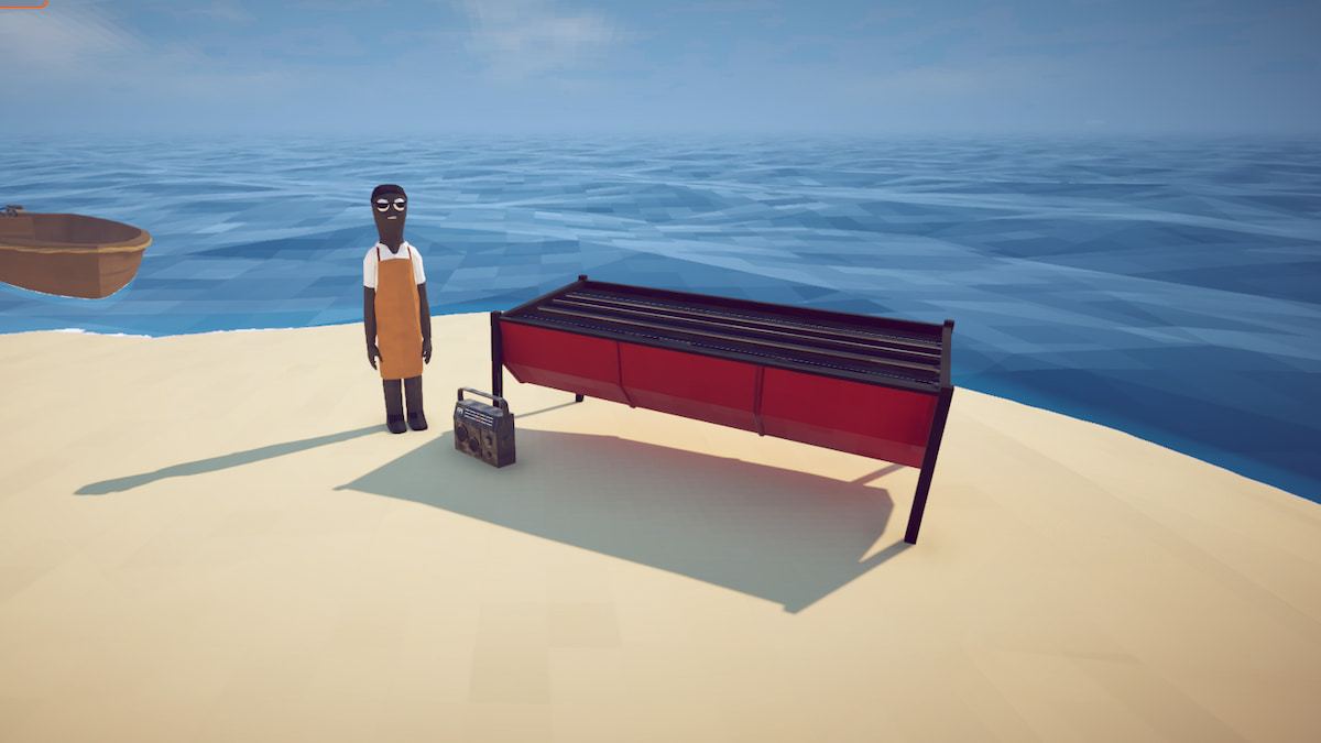 image showing the grill on Desert Island in How to Fish
