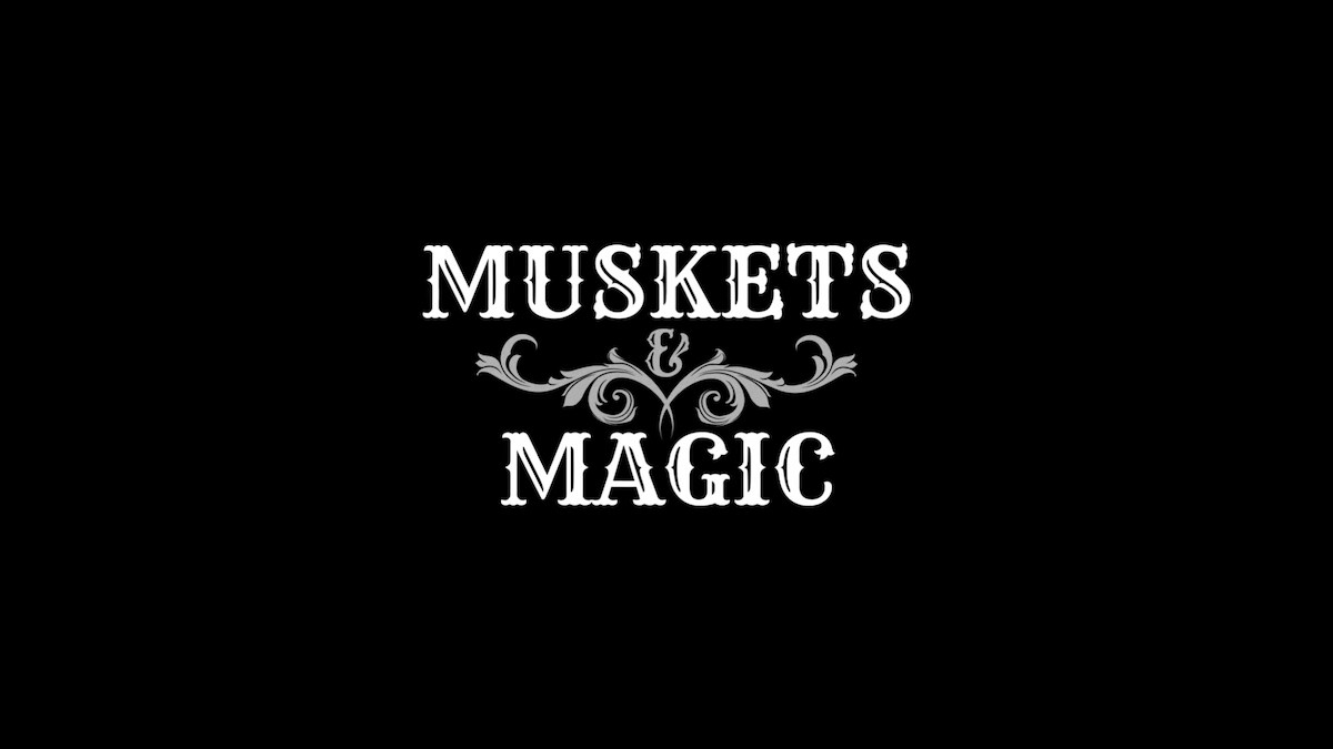 Muskets and Magic logo from the trailer