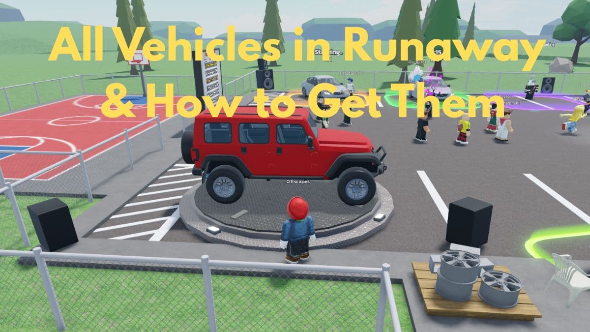 All Vehicles in Runaway