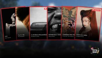 Song RNG featured image showing a lineup of collectible music cards with different artists, displayed above the Song RNG logo.