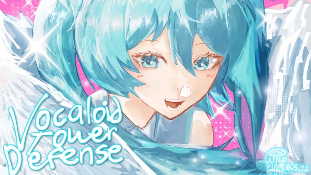 Vocaloid Tower Defense Codes Promotional Image Taken From The Games Page