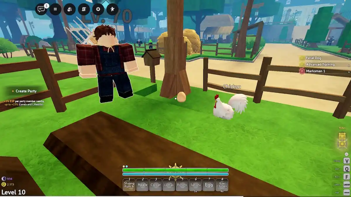 Chicken Pet in Grand Blue