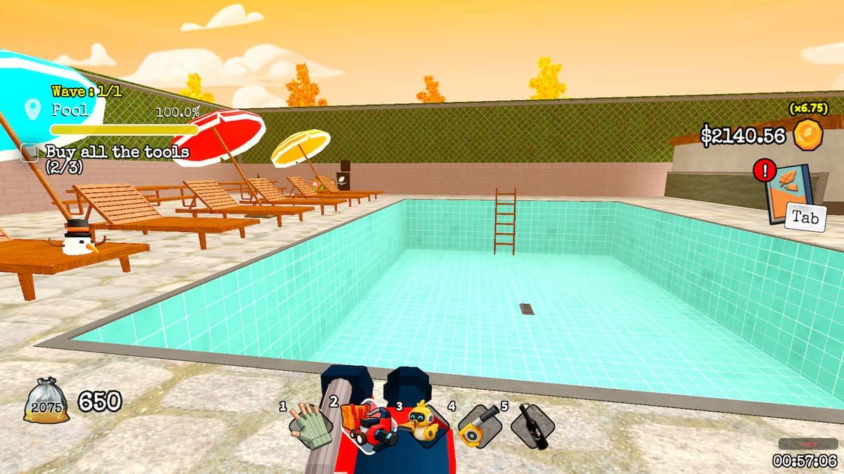 Clean All The Leaves Pool