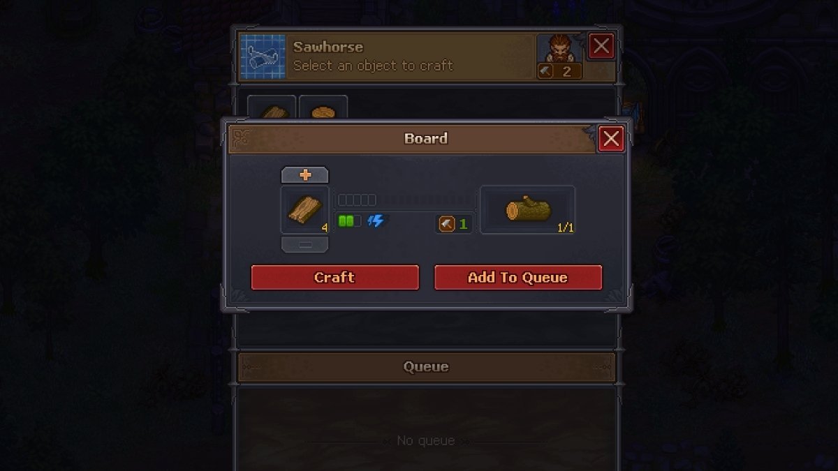Crafting in Graveyard Keeper 2
