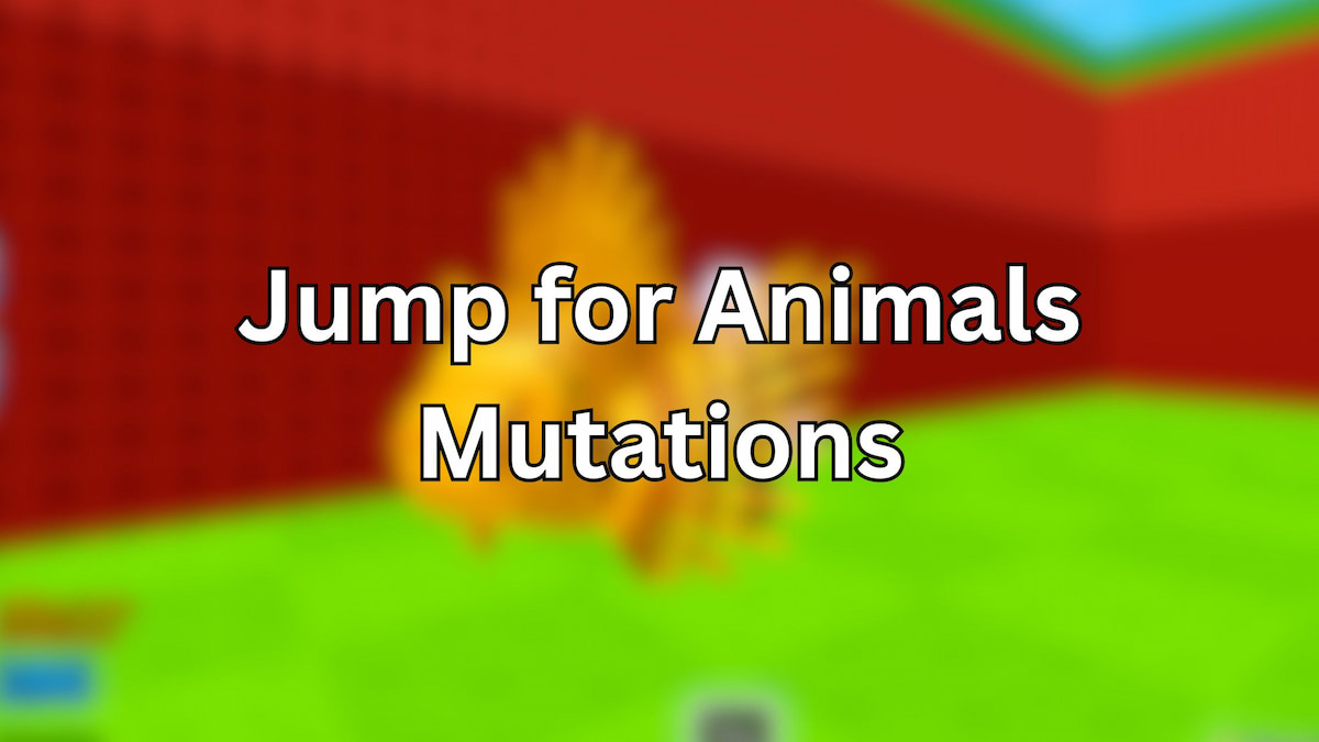 Jump for Animals Mutations