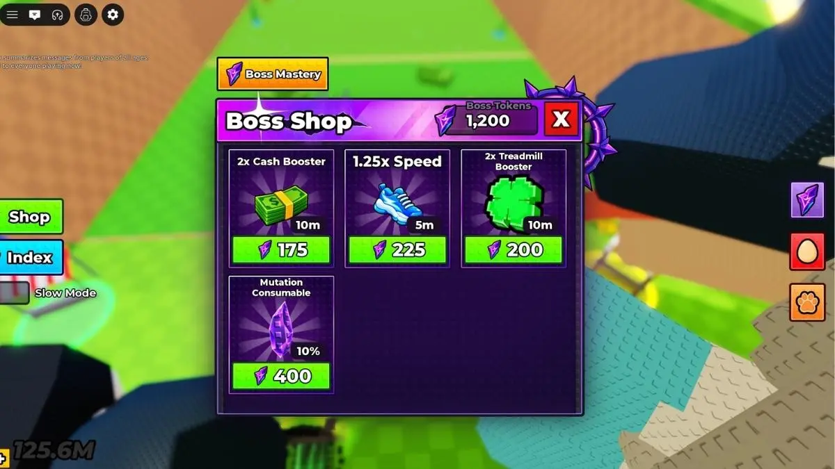 Boss Shop in Steal An Egg