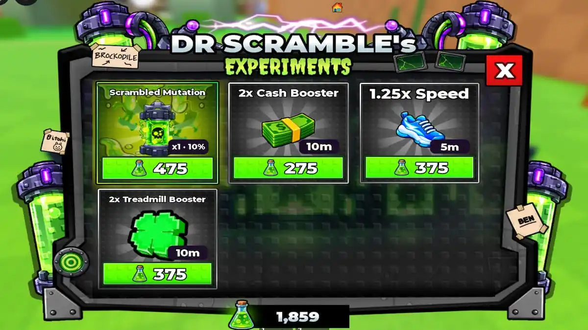 The Dr Scramble Shop in Steal An Egg
