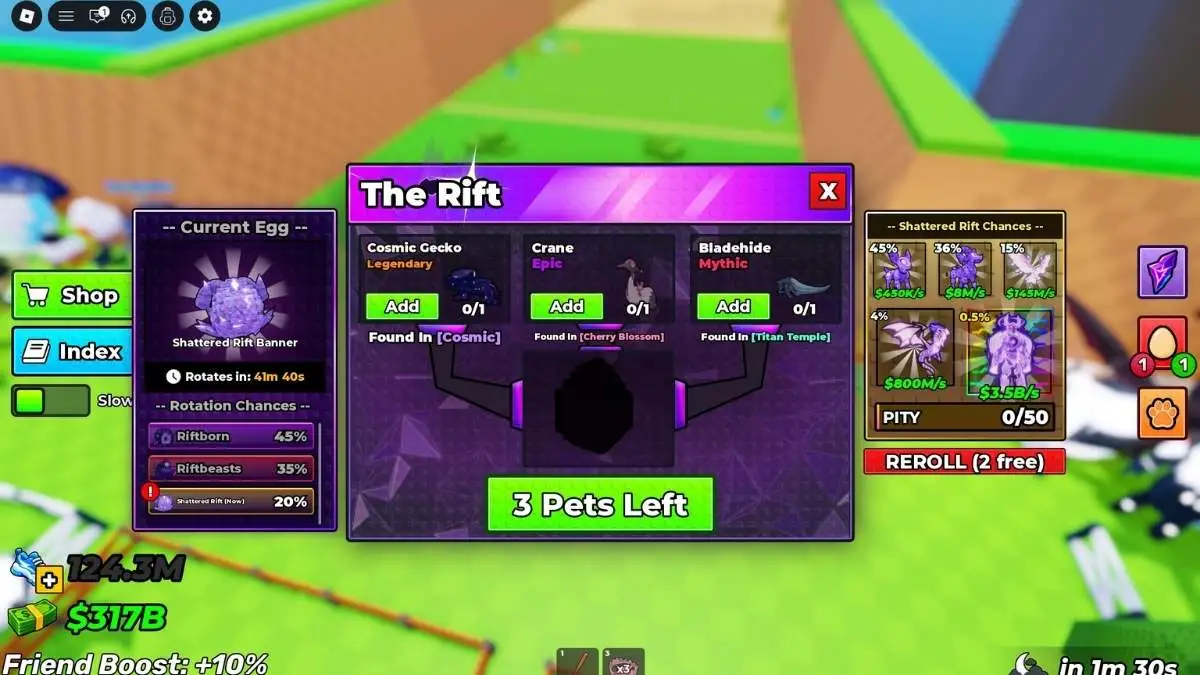 Rift Machine in Steal An Egg