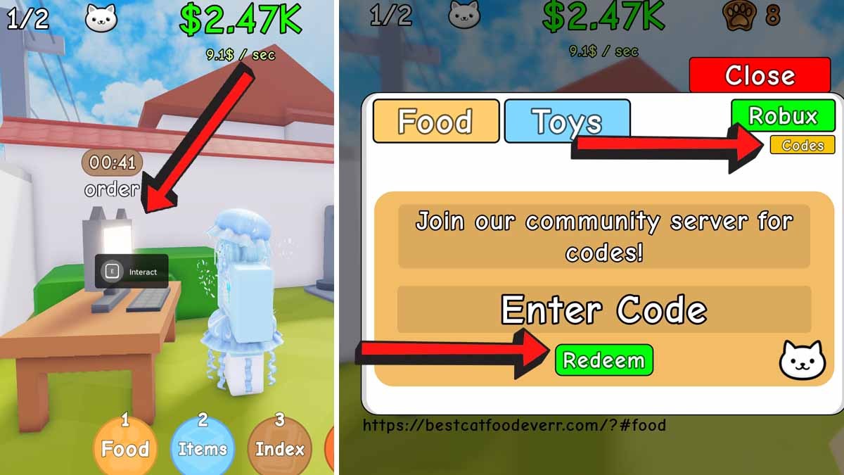 Care For Cats Codes Redemption System