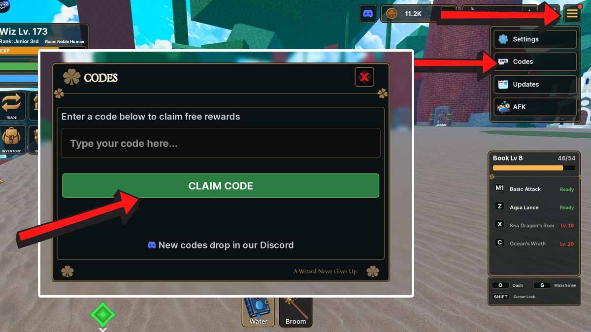 Clover Legends Codes Redemption System