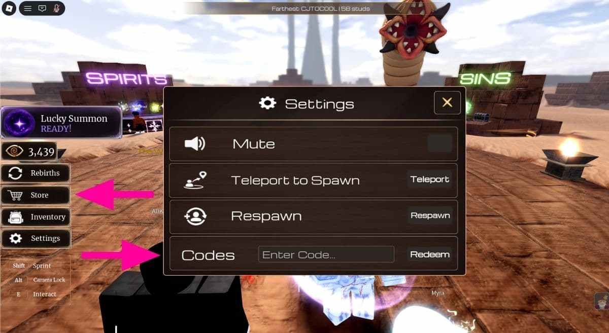 How to Redeem Codes in Journey to the Watchtower