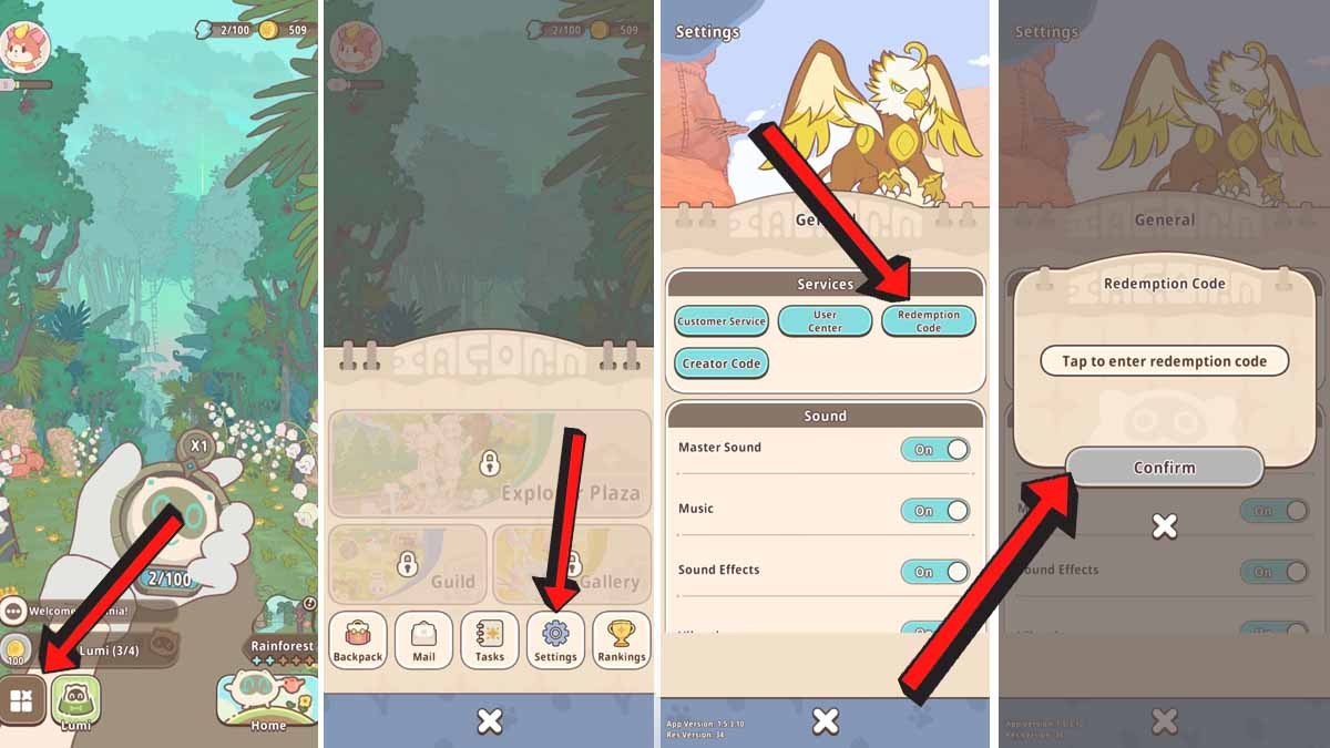 Lumi Master Codes Redemption System