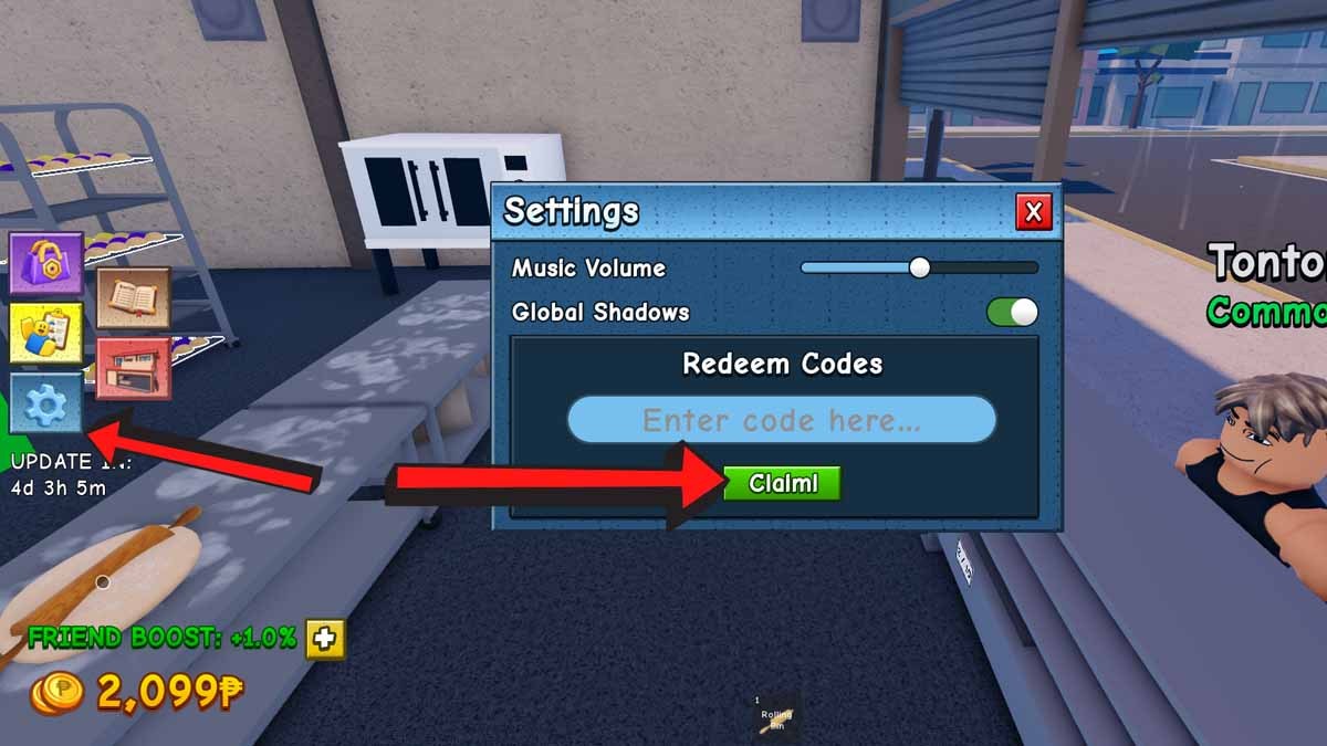 Panaderya Codes Redemption System