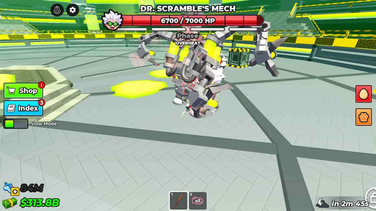 image showing Dr. Scramble's Mech in Steal an Egg