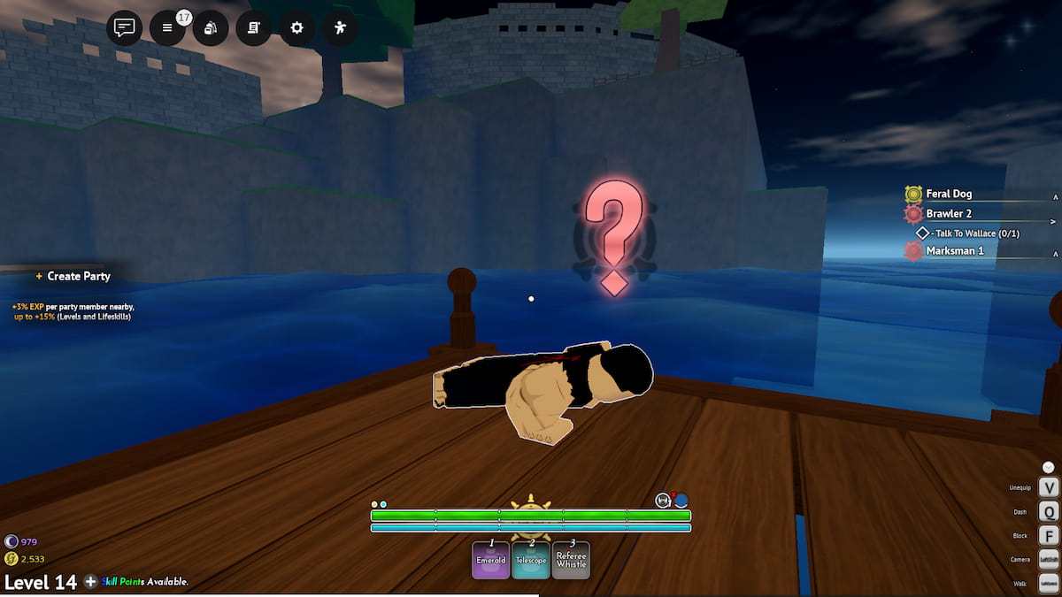 image showing a Fighting Trainer NPC in Grand Blue