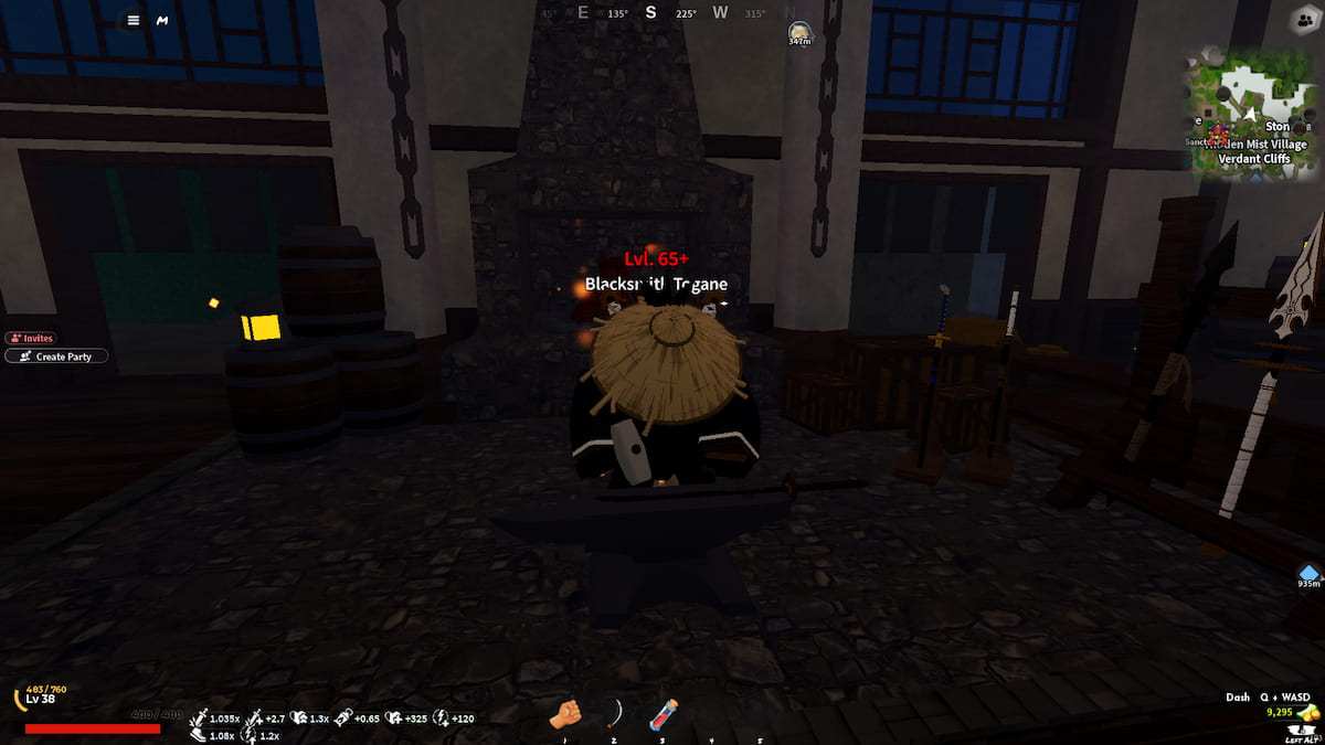image showing the Balcksmith Togan NPC in Slayers 2