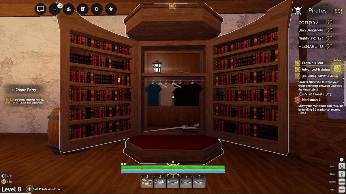 image showing the closet in Grand Blue