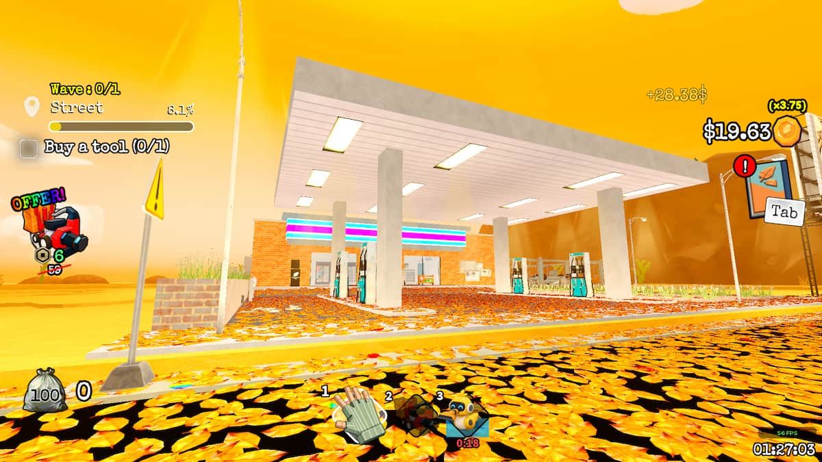 image showing the Gas Station in Clean All The Leaves