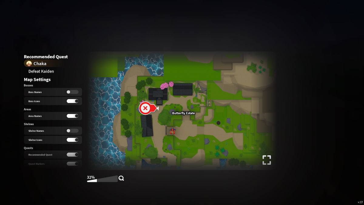 image showing the Insect Tainer Shinora NPC location in Slayers 2