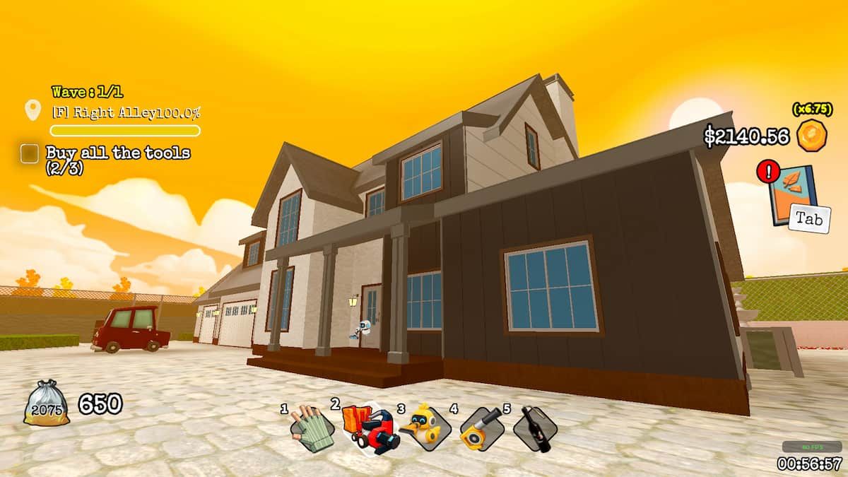image showing the Mansion Map in Clean All The Leaves
