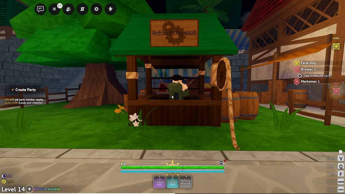 image showing the Merchant NPC in Grand Blue