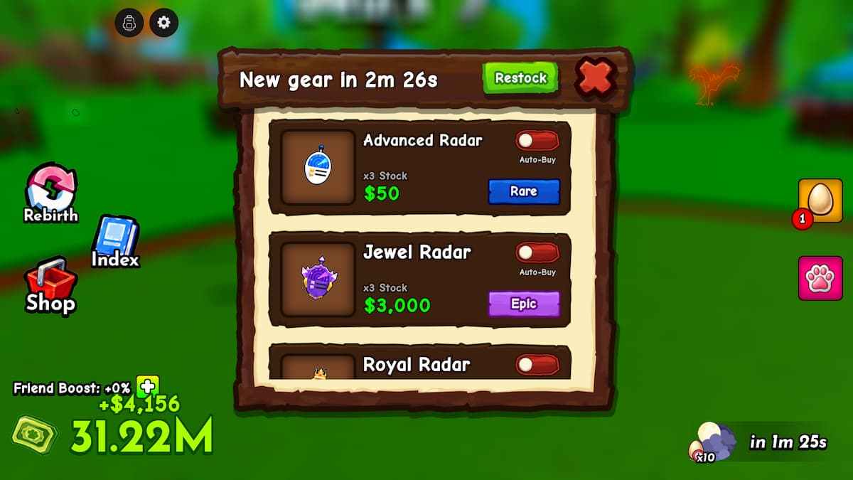 image showing the Radar Shop in Ride a Pet