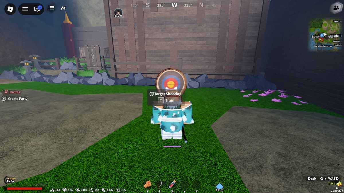 image showing the Target Shooting area in Slayers 2