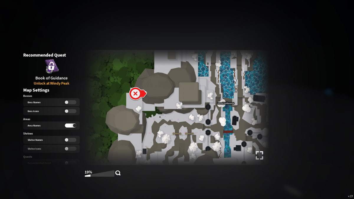 image showing the location of the Reaper Trainer Muzan Boss