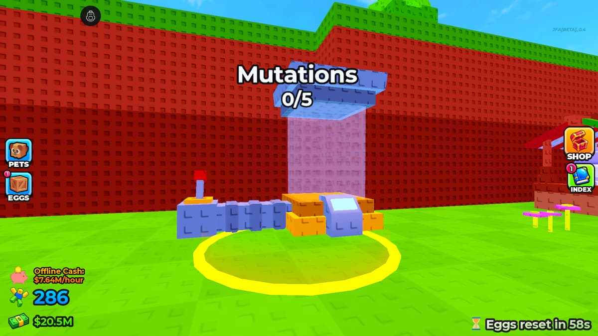 image showing the mutation machine in Jump for Animals