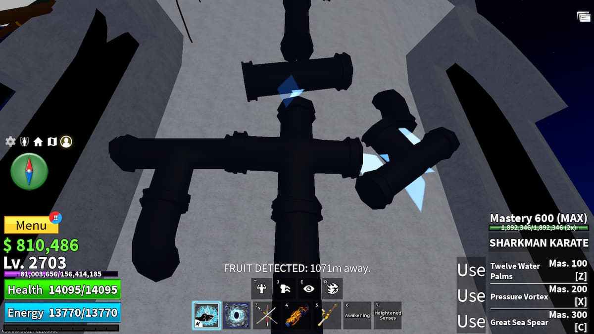 image showing the pipes puzzle on Fountain Island