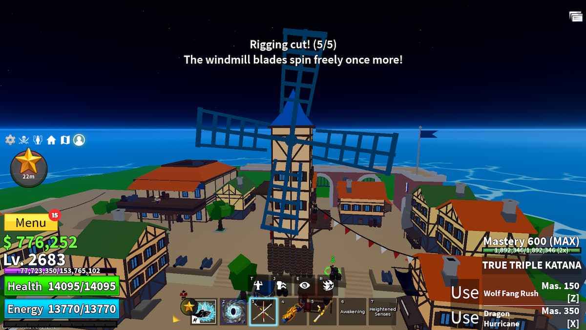 image showing the windmill in Blox Fruits