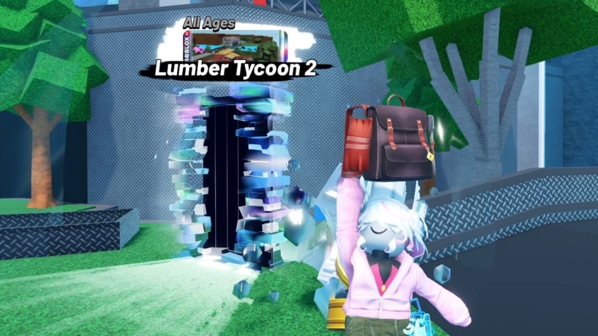 Leather Adventure Backpack reward in Lumber Tycoon 2