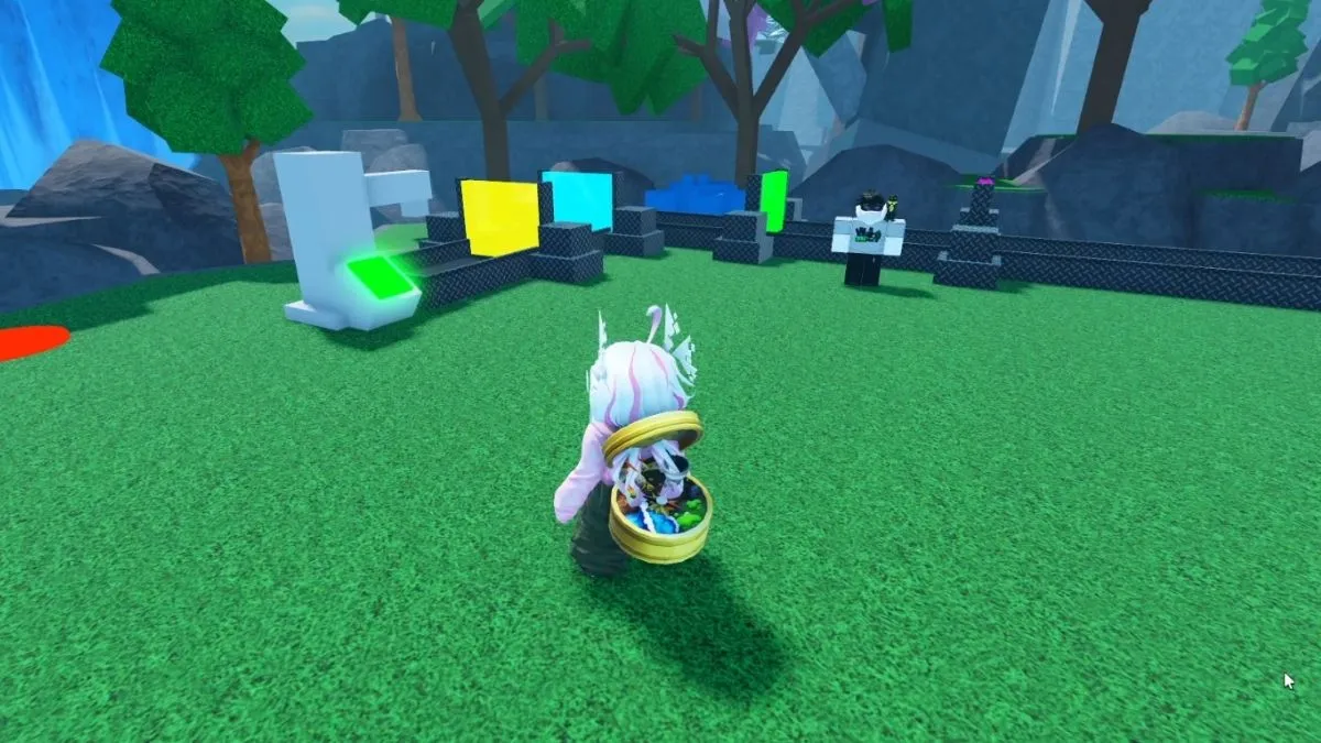 Lumber Tycoon 2 hub where you do the minigame