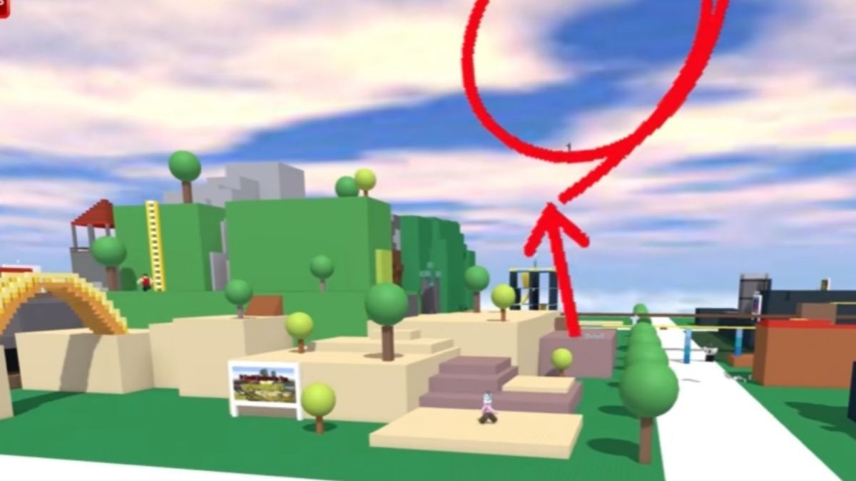 Gift four location is in the air, anyone can obtain it