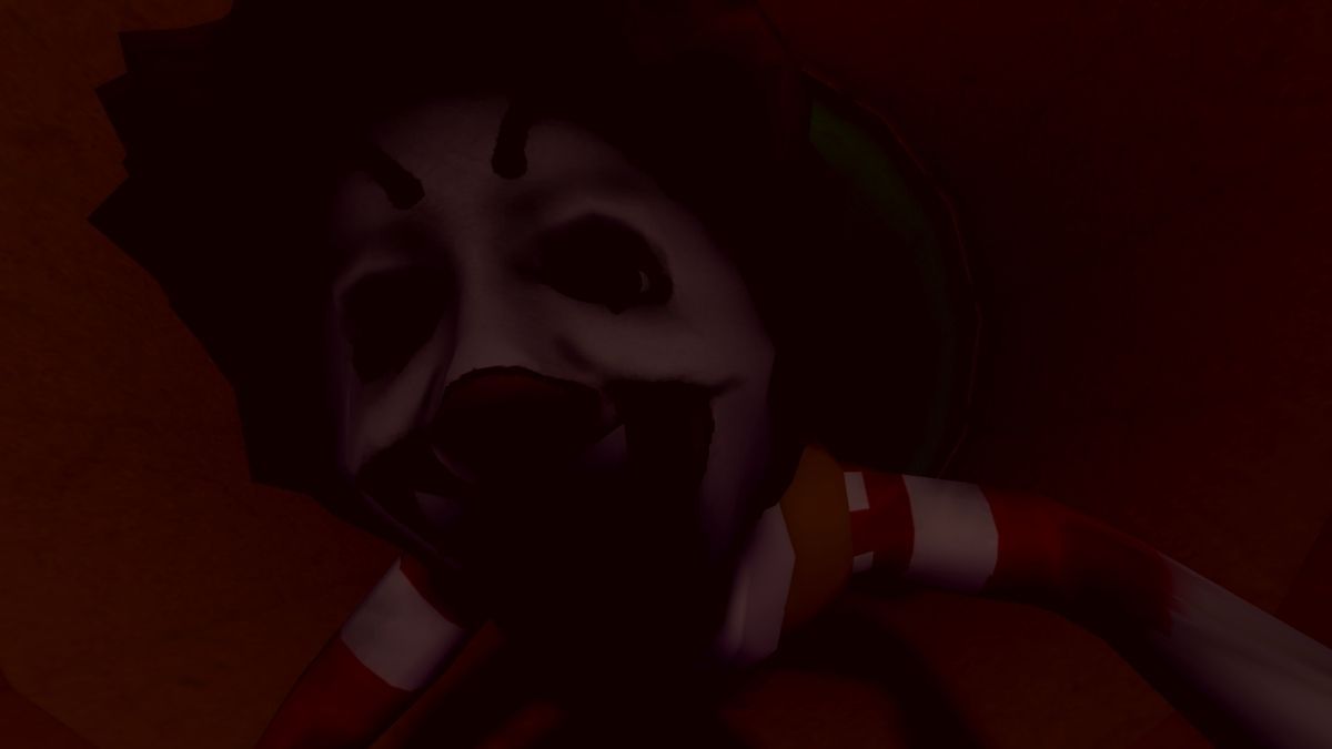 Ronald Mc Donald Monster in Scream and Run
