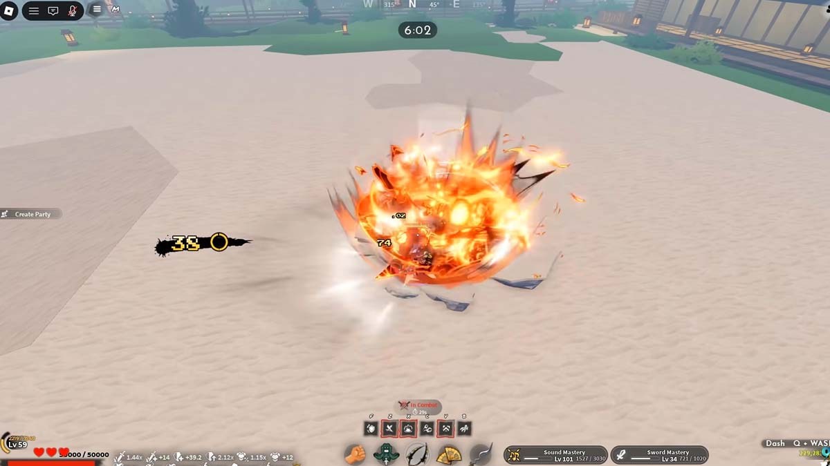 Slayers 2 Codes In-Game Screenshot